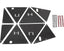 Carbon Fiber Tube Chassis Side Panels, for Traxxas UDR
