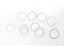 Steel Shims, 8x9x0.1mm, (10pcs)