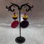 Stacked bead earrings