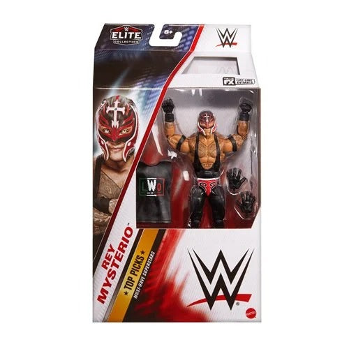WWE Elite Top Picks 2025 Action Figure - Select Figure(s) Ray Mysterio (Package may vary - Netflix Regular)