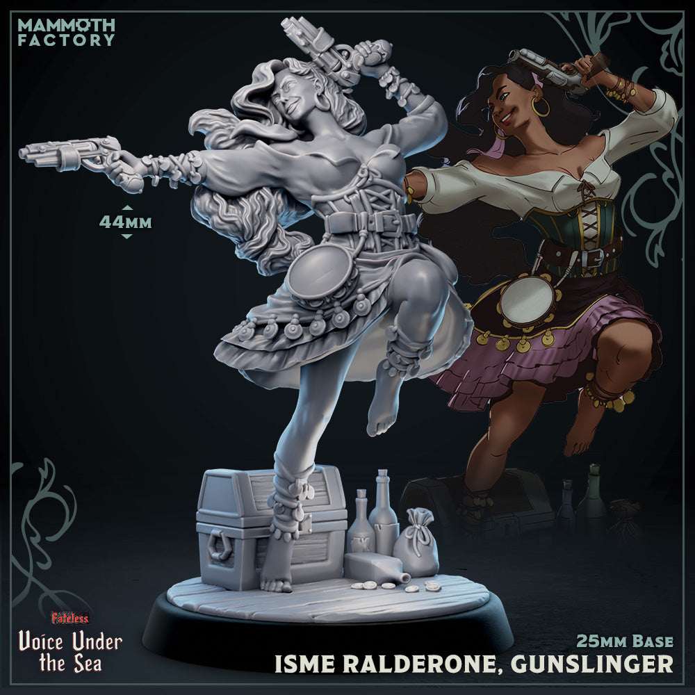 Isme Ralderone, Gunslinger (Female Human Pirate)