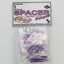 60 Piece 3mm Aluminum Spacer Variety Pack - Purple