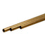 Round Brass Tube: 4mm OD x 0.225mm Wall x 300mm Long