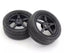Glued TC Tire FZ02 (M/5-S Racing Wheel/BL/2p)