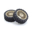 Glued Rally TireFZ02-R (15-Spoke Gold/M/2pcs)