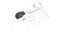 Kyosho - Nissan Fairlady 240ZG White Body Set (w/Rim for AWD)
