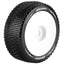 B-Groove 1/8 Soft Front/Rear, 17mm Hex, Mounted on White Rim