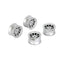 8 Spoke Wheel +1mm (Silver), for LMX