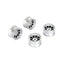 8 Spoke Wheel +4mm (Silver), for LMX