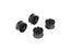 10 Spoke Wheel +4mm (Black), for LMX