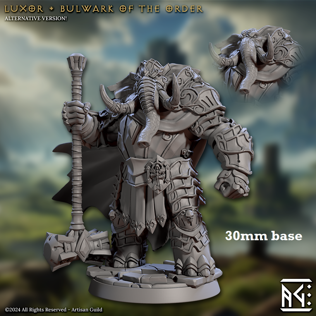 Luxor, Bulwark of the Order (Male Loxodon Paladin)