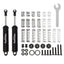 110mm Promatics Two Stage Internal Spring Shocks, Black