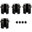 Black Brass Shock Lower Spring Retainer, for Axial SCX10 Pro