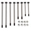 Steel Lock-Nut Style Hinge-Pin Kit, for Slash 2WD/Rustler/