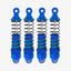 Aluminum Front & Rear Shocks, for Arrma Grom, Blue, 4pcs