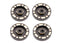 Brass 7mm Hex Hub Weight Set, for HPI Venture18