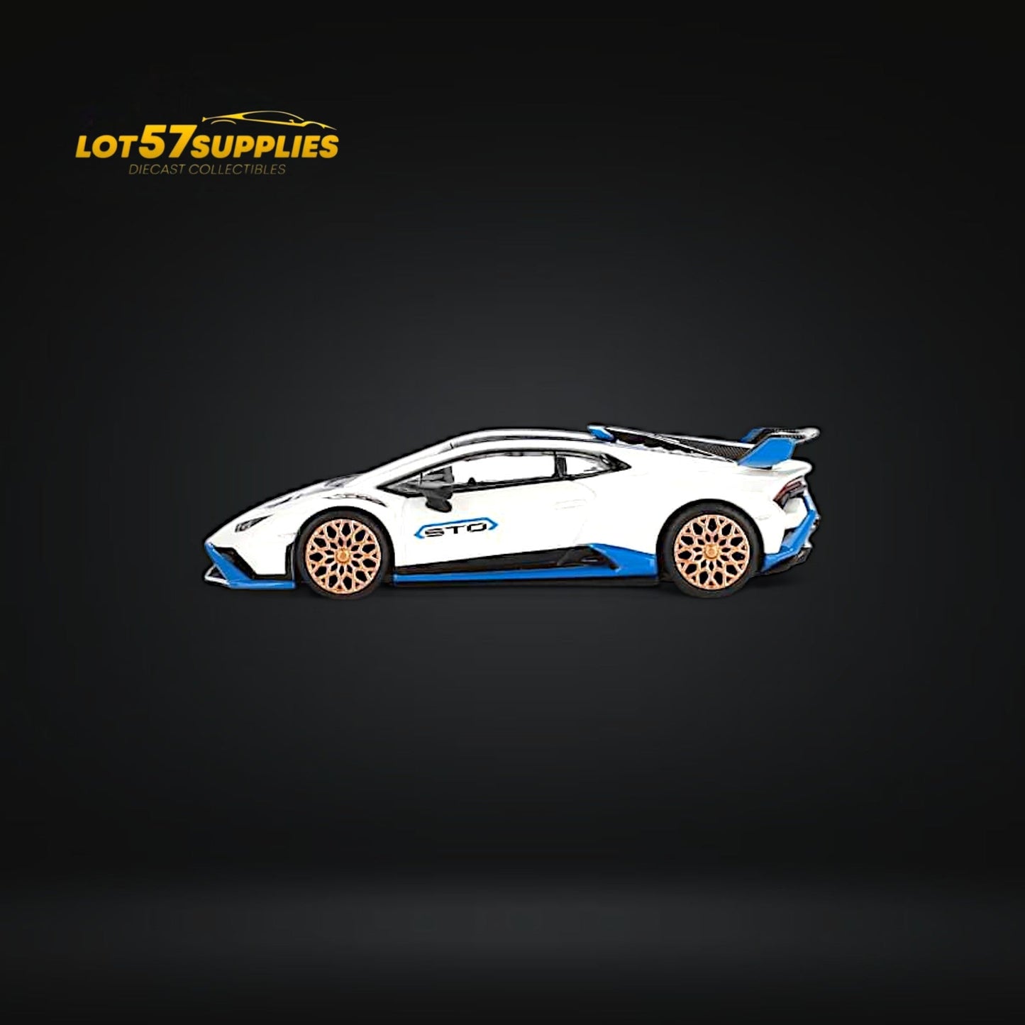 (Pre-Order) Mini-GT Lamborghini Huracán STO Bianco Asopo #788 1:64 - Collectors World Toys