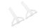 Plastic Exhaust Long Tube Headers for V8 Scale Engine V2