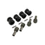 Wheel Hex Extension Adaptors 15mm Black