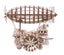 Mechanical Wood Models; Airship Air Vehicle - with wind-up spring