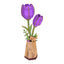 Purple Tulip DIY Wooden Flower