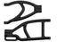 EXTENDED LEFT REAR A-ARMS FOR THE TRAXXAS SUMMIT & REVO BLK
