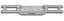 Rear Bumper, Silver, for Traxxas Revo