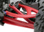 RED REAR UP/LOW ARMS 1/16 E REVO