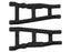 RPM R/C Products - FRONT OR REAR A-ARMS FOR SLASH AND RALLY (BLACK)