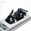 TPC Lamborghini Countach LBWK Black White Wheels Malaysia Exclusive Openable - 1:64