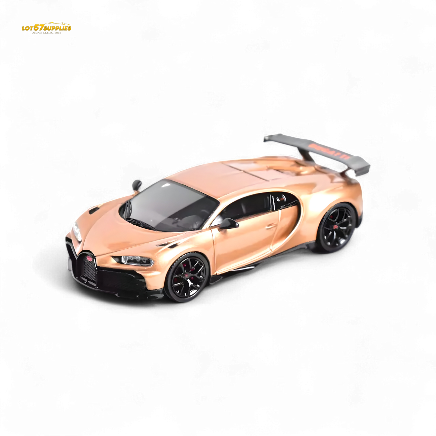 YM Model Bugatti Chiron PUR SPORT in Fantasy Rose Gold Limited to 299 Pcs 1:64