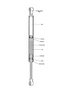 Tokico Y2247 Universal Gas Spring Hood or Trunk shock 16.25" end to end