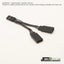 Y Splitter - 40mm All Black