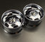 Euro VIP Dish Style 1/10 Chrome Rims, 8mm Offset