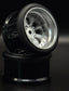 Pana 8-Spoke Style 1/10 Silver Rims, 8mm Offset
