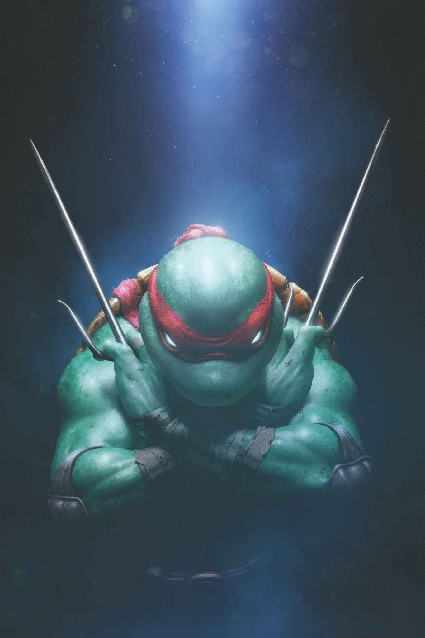TEENAGE MUTANT NINJA TURTLES #1 (RAHZZAH EXCLUSIVE VIRGIN VARIANT A) ~ IDW TMNT