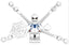 White Spider Custom Minifig - Collectors World Toys