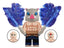 Boar Mask Swordsman Custom Minifig
