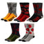 Naruto Split Color 5 Pair Crew Socks - Collectors World Toys