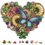 ZenChalet - Flower Heart Wooden Puzzle 200 Pcs