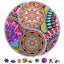ZenChalet - Yin Yang Flowers Wooden Jigsaw Puzzle, 1000 pcs