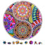 ZenChalet - Yin Yang Flowers Wooden Puzzle, 500 Pcs