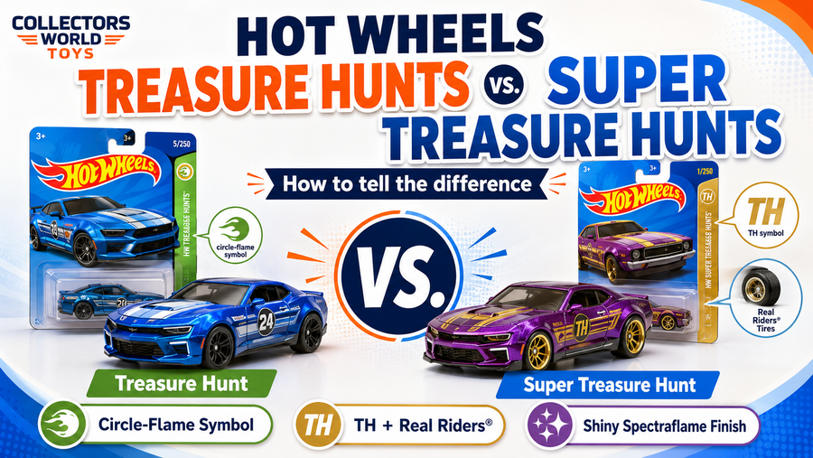 Hot Wheels Treasure Hunt vs Super Treasure Hunt