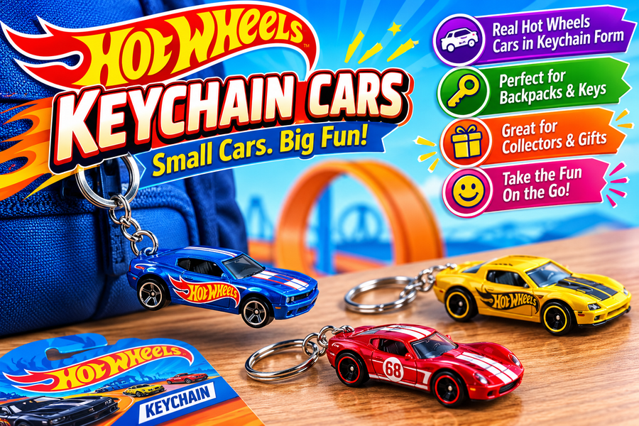 Keychain cars for big fun