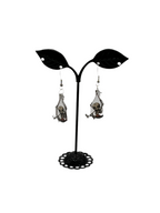 Skelton in a swing earrings