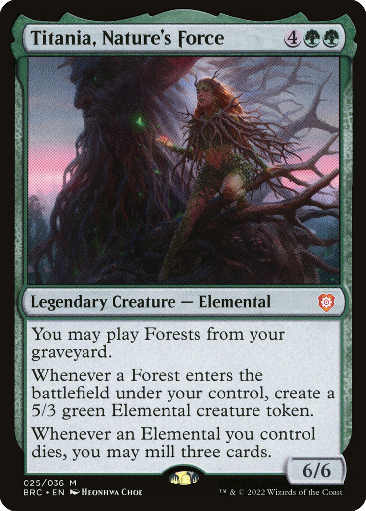Titania, Nature's Force (BRC-025) - The Brothers' War Commander