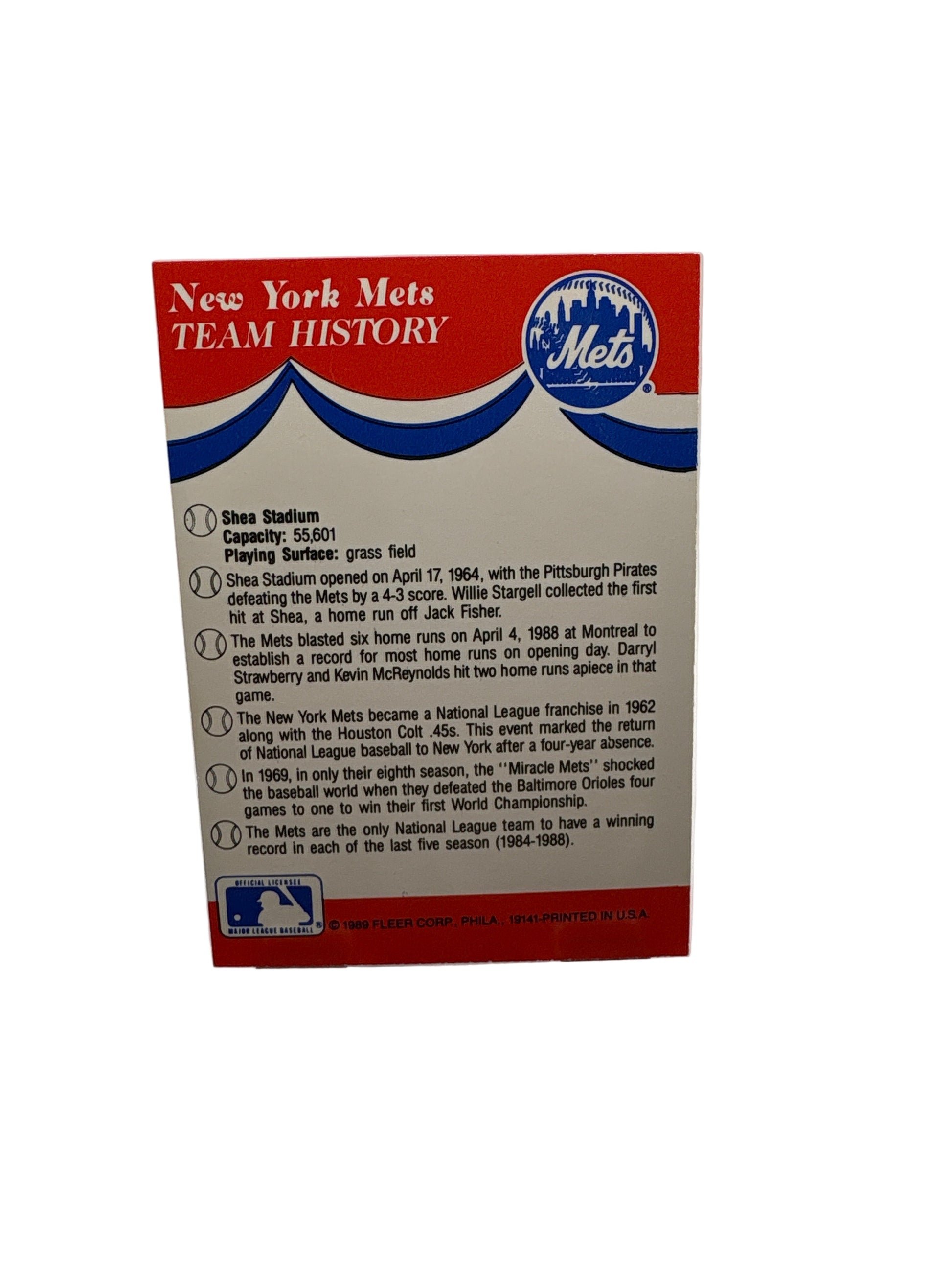 Fleer Los Angeles Dodgers Montreal Expos New York Mets Philadelphia Phillies Baseball Stickers