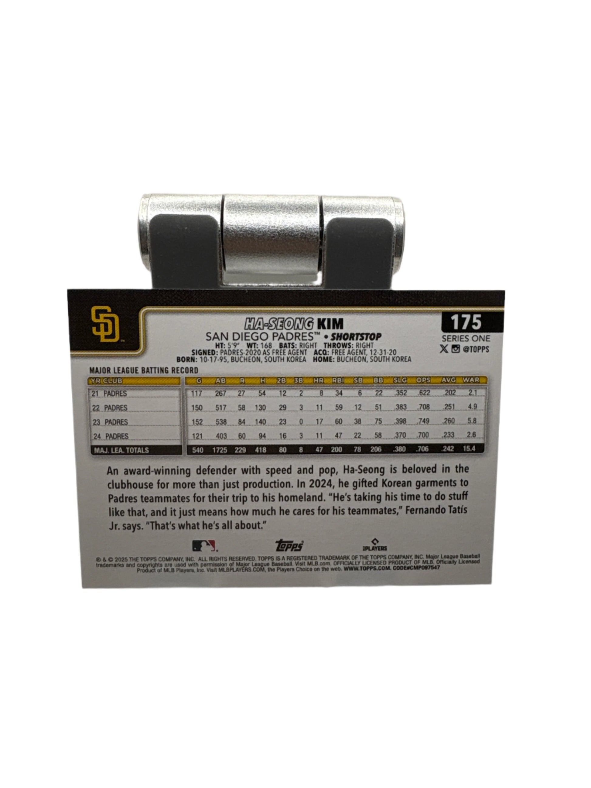 Topps Ha-Seong Kim