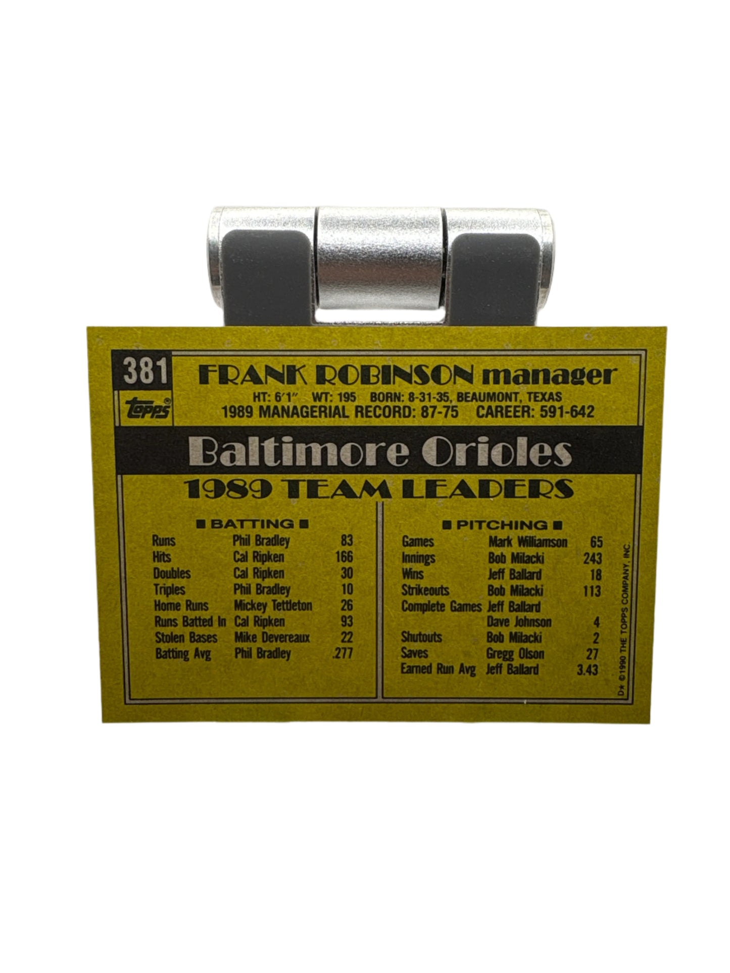 Topps Frank Robinson