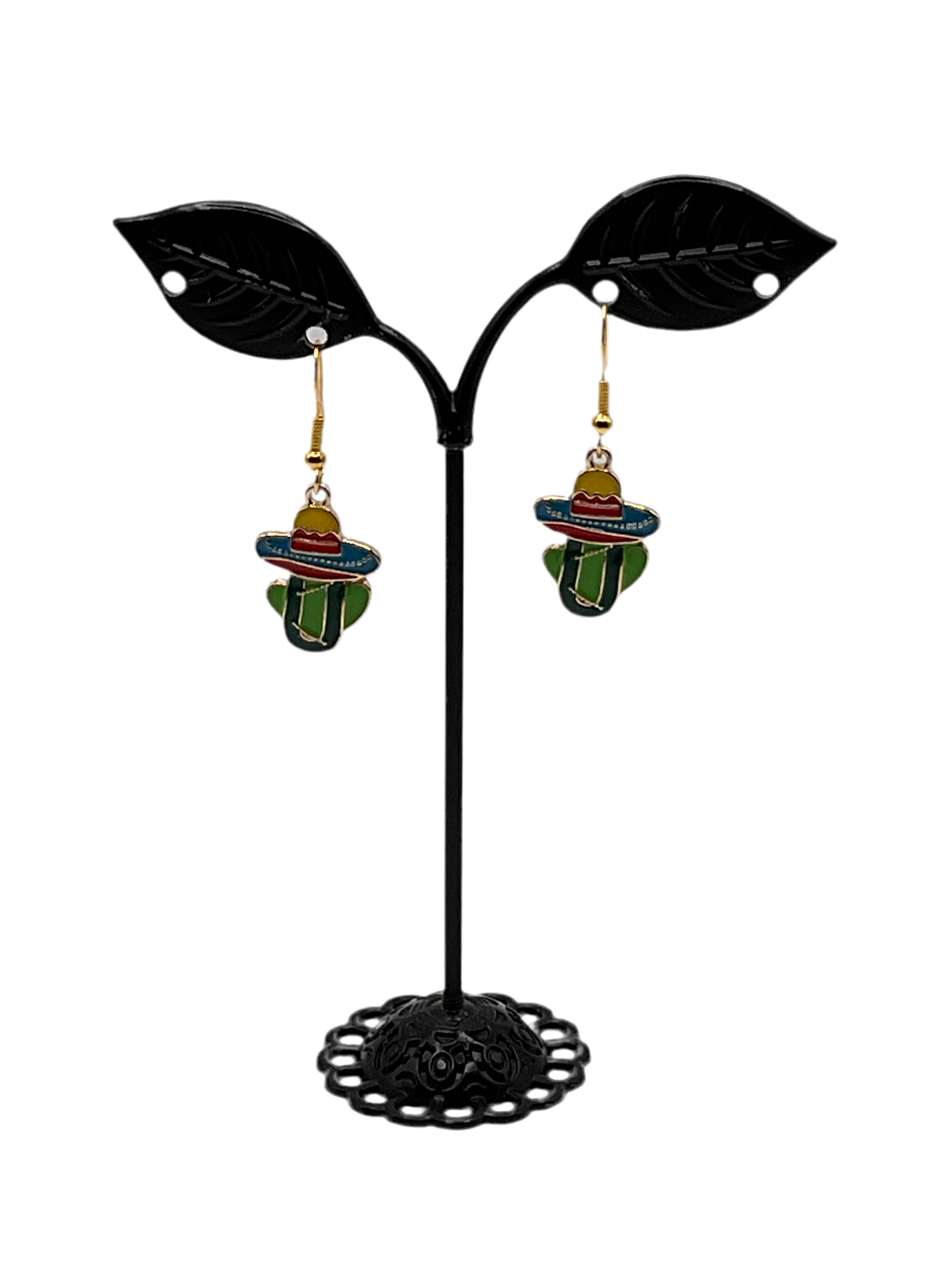 Sombrero Cactus Earrings
